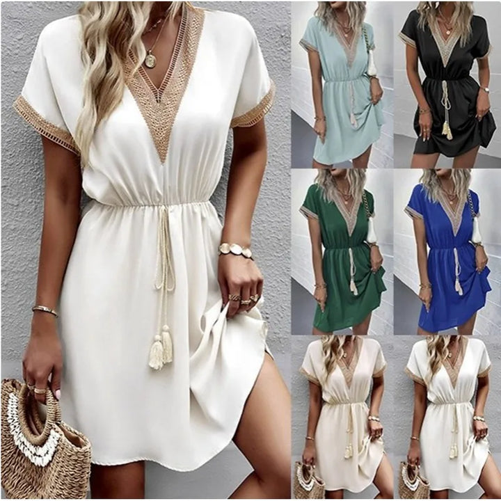 Sabrina - Stylish Bohemian Dress
