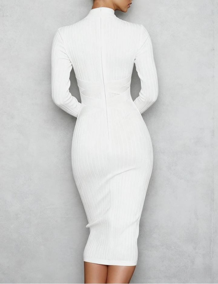 LAYRA - Solid Midi Dress