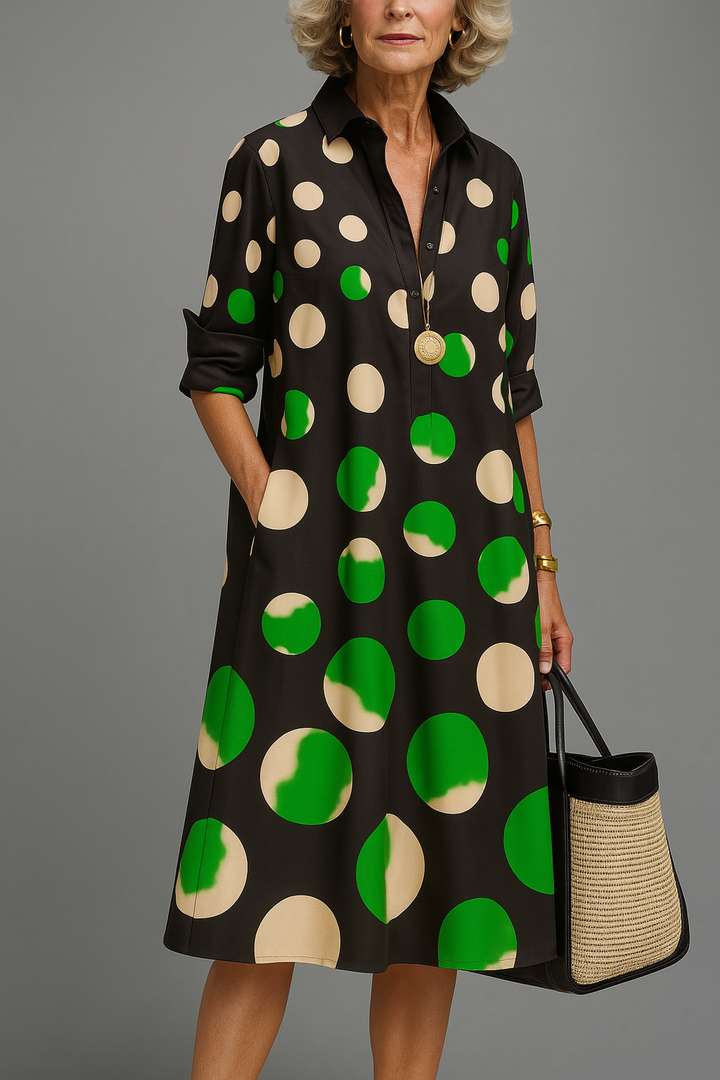 Loretta - Elegant Midi Dress