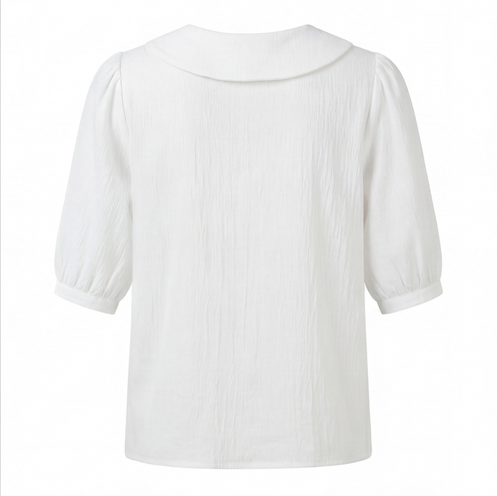 CHARLY - Casual Solid Color Blouse