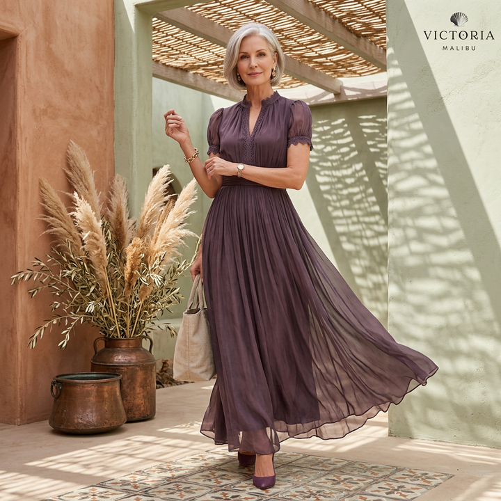 Yolanda - Elegant Flowing Maxi Dress