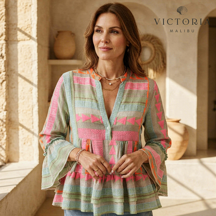 Sirenia - Boho Printed Top