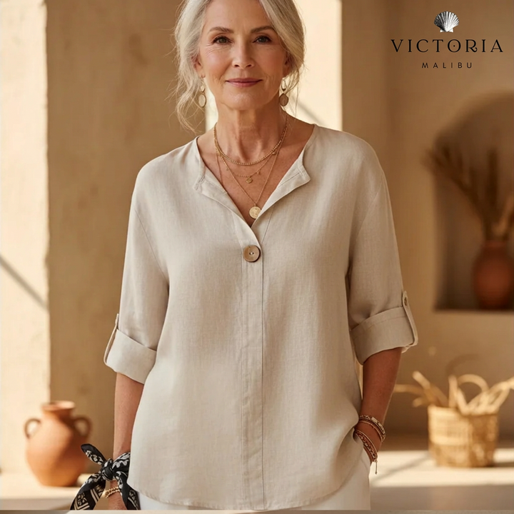 Luna - Casual V-Neck Blouse