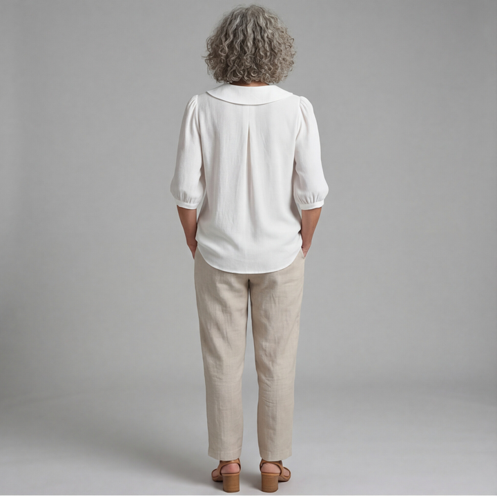 CHARLY - Casual Solid Color Blouse