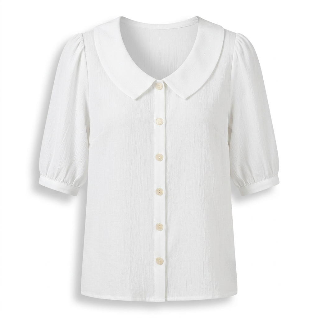 CHARLY - Casual Solid Color Blouse