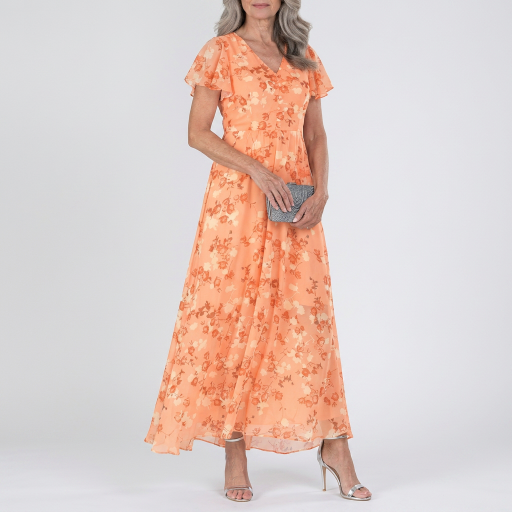 ZOE - Flowy Wrap Maxi Dress