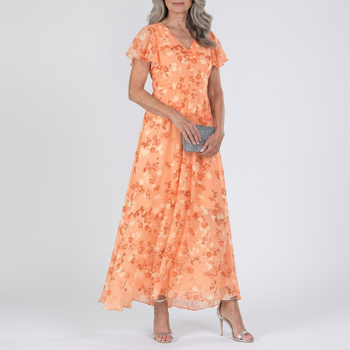 ZOE - Flowy Wrap Maxi Dress