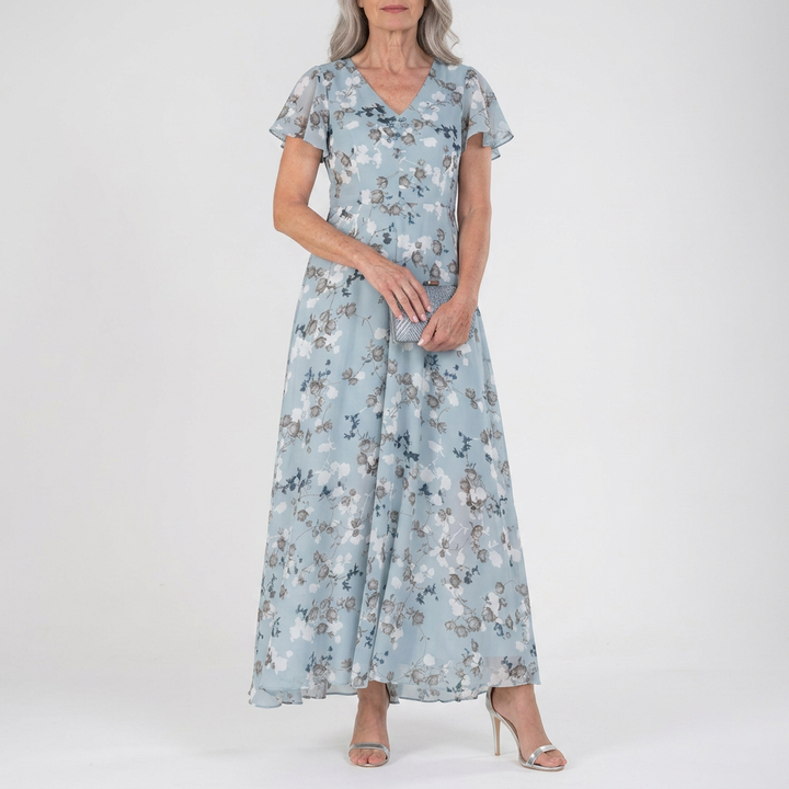 ZOE - Flowy Wrap Maxi Dress