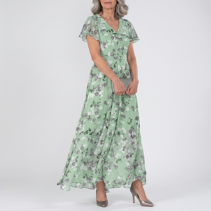 ZOE - Flowy Wrap Maxi Dress