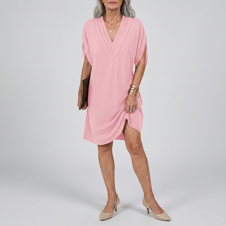 HAILEY - Elegant V-Neck Wrap Dress