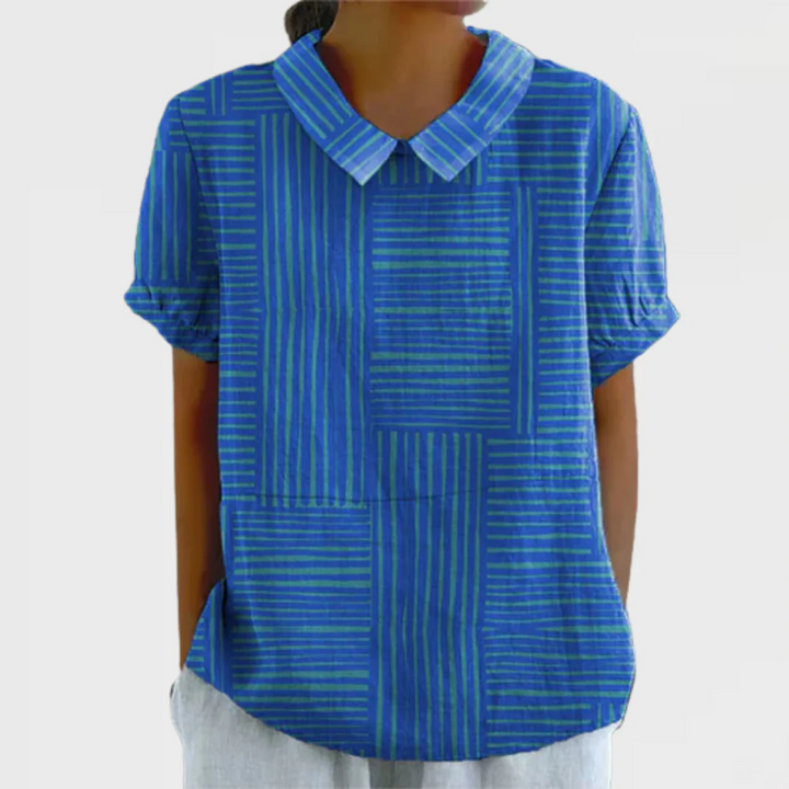 NAOMI - Shirt with Abstract Figures