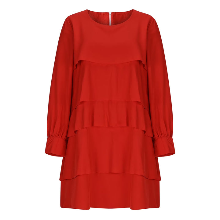 KIRAX - Clean Layered Knee Length Dress