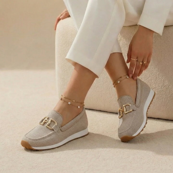 ARIANA - Elegant Comfort Knit Loafers