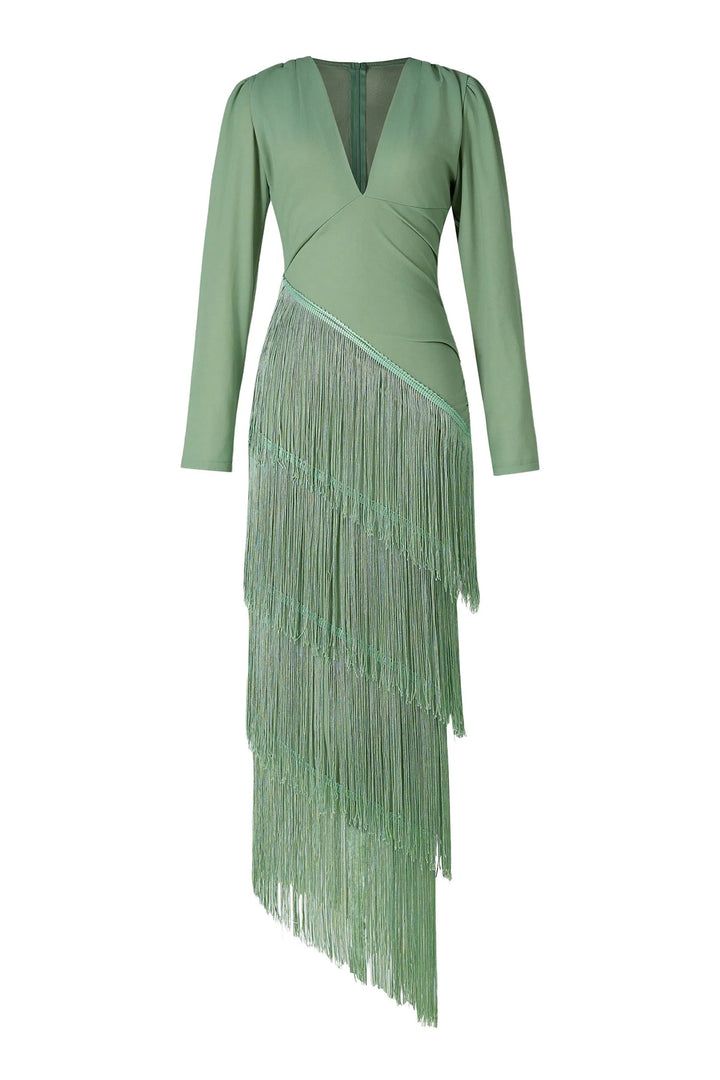 SOFIA - Elegant Fringe Dress