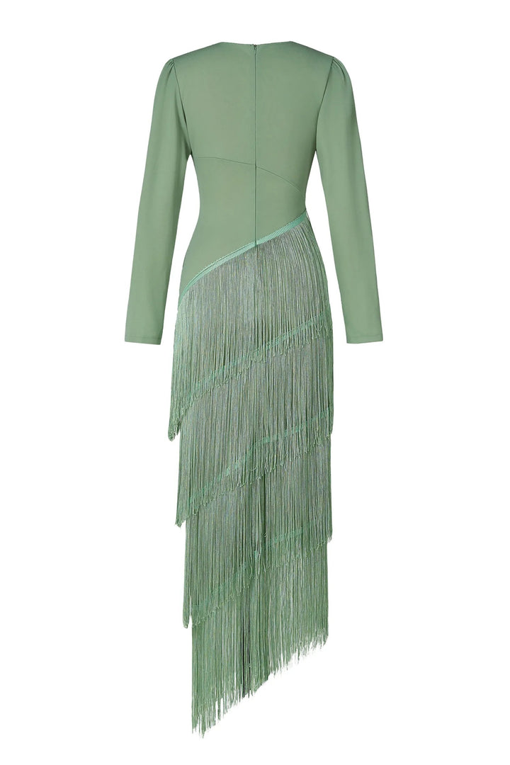 SOFIA - Elegant Fringe Dress