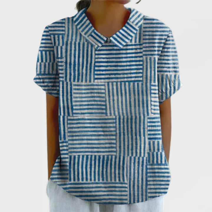 NAOMI - Shirt with Abstract Figures