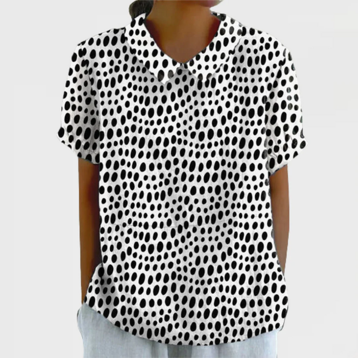 NAOMI - Shirt with Abstract Figures