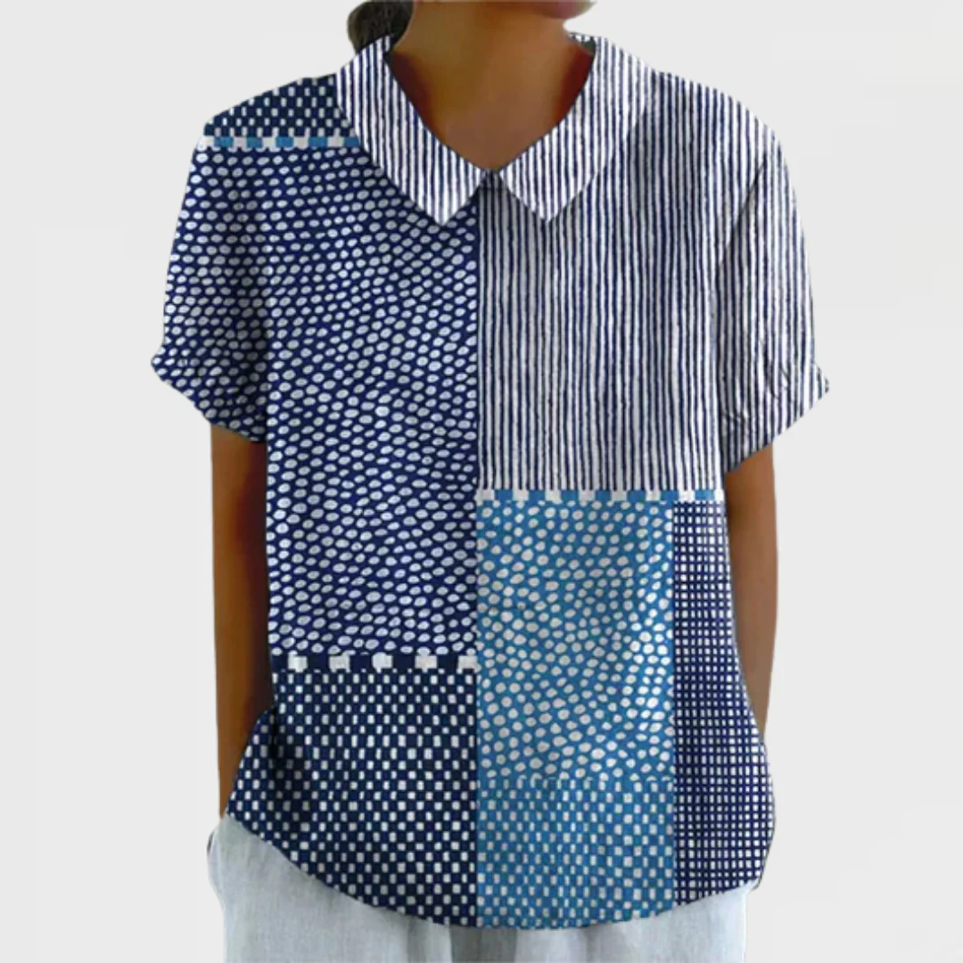NAOMI - Shirt with Abstract Figures