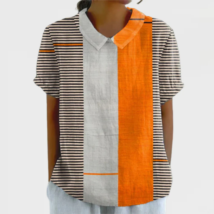 NAOMI - Shirt with Abstract Figures