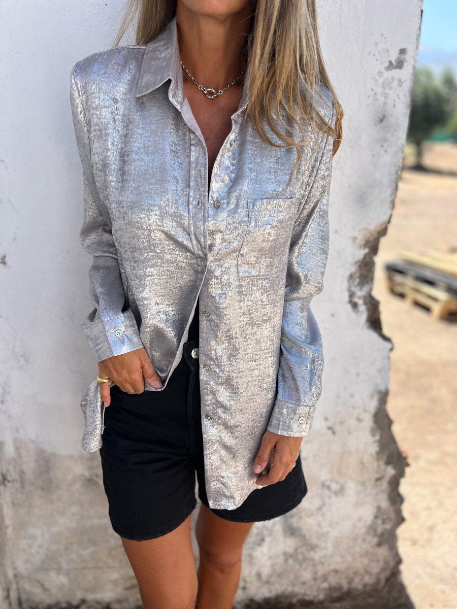 Loulou - Chic Shimmer Shirt