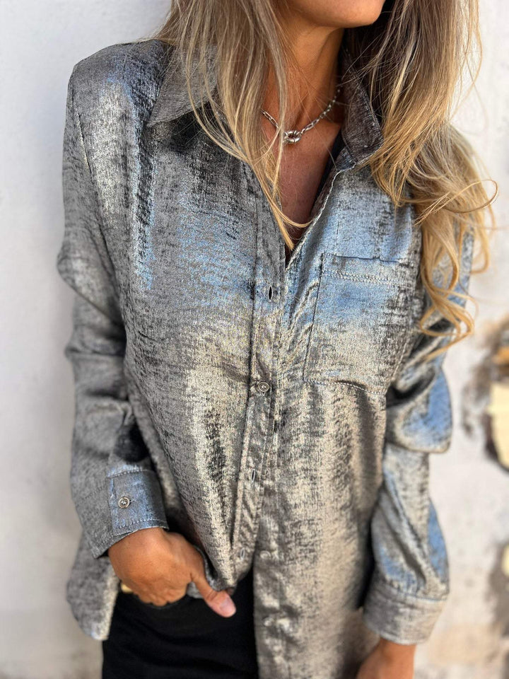 Loulou - Chic Shimmer Shirt