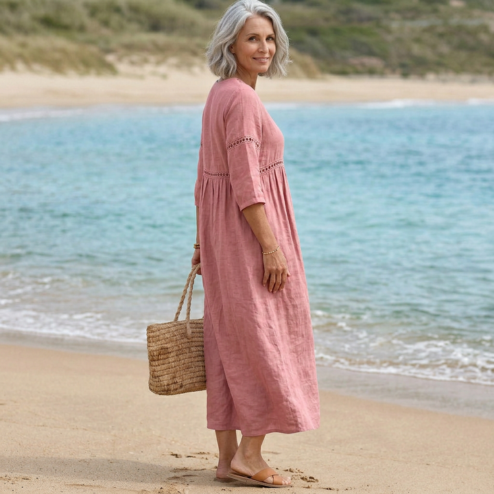 Quincy - Soft-Touch V-Neck Dress