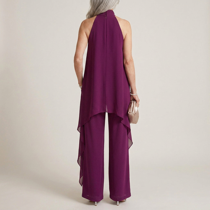 Viola - Elegant Halter Set with Trousers