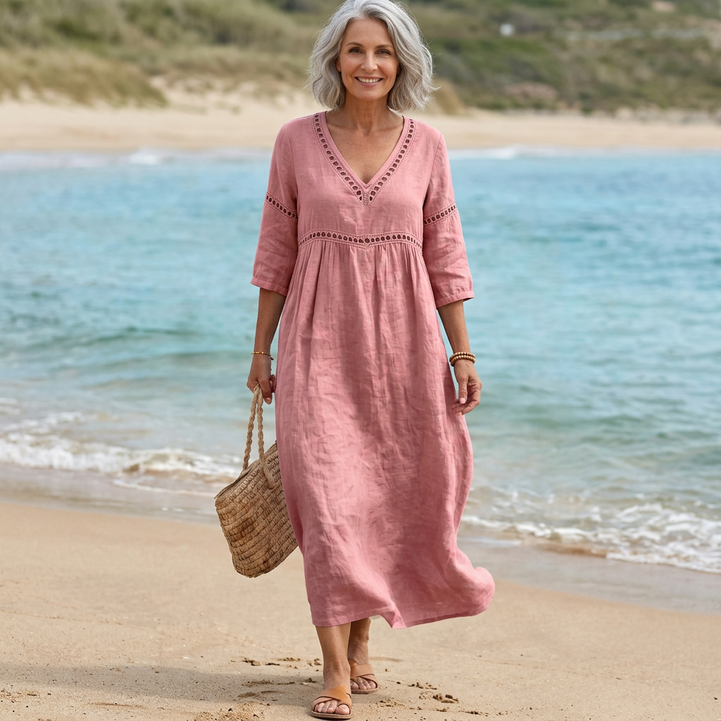 Quincy - Soft-Touch V-Neck Dress