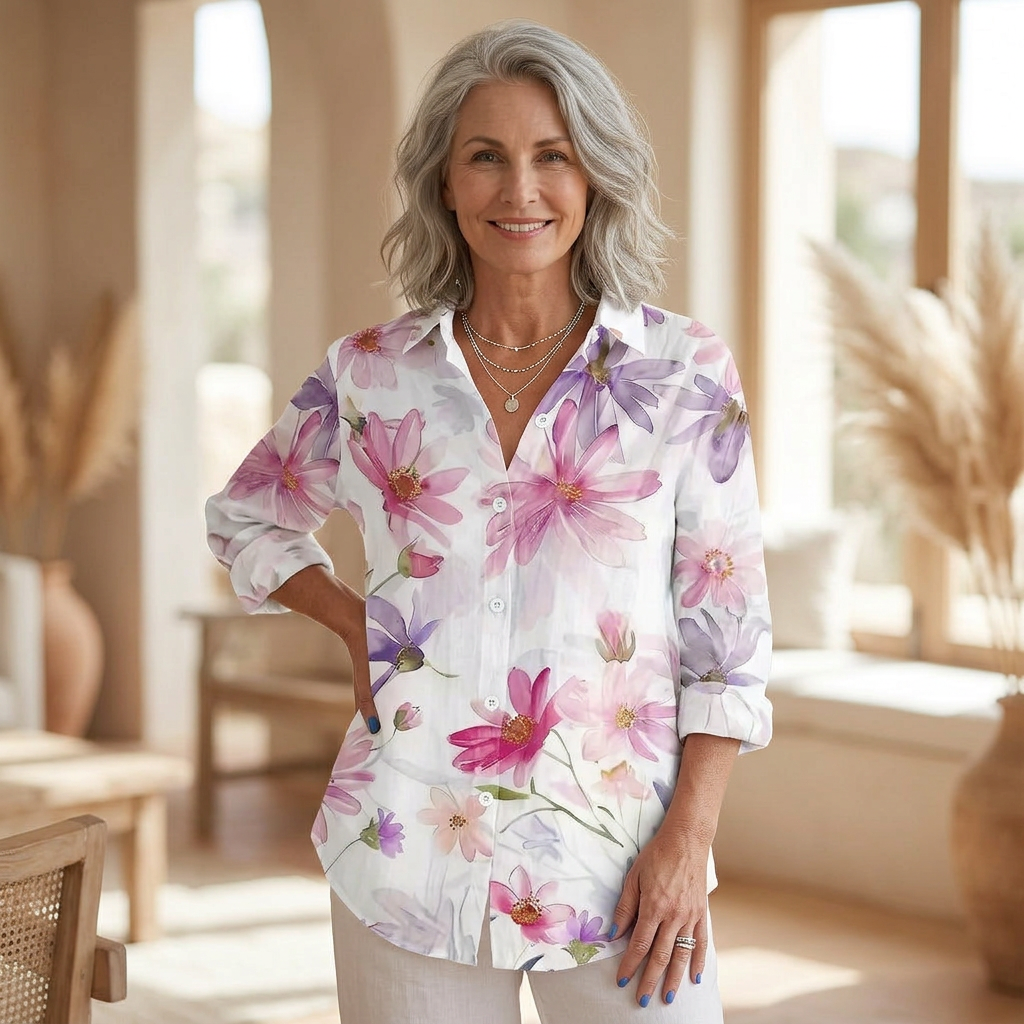 Bloom - Elegant Printed Blouse
