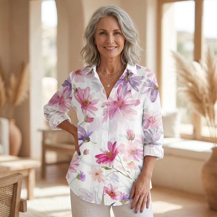 Bloom - Elegant Printed Blouse