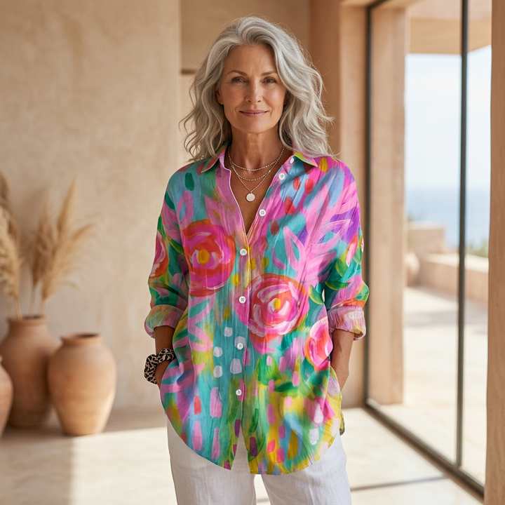 Bloom - Elegant Printed Blouse