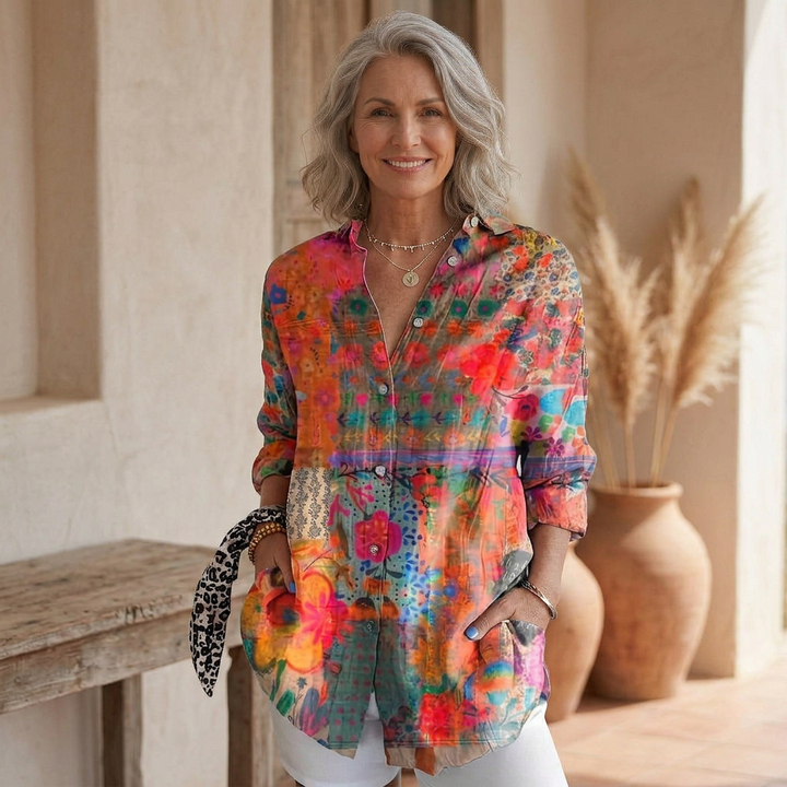 Bloom - Elegant Printed Blouse