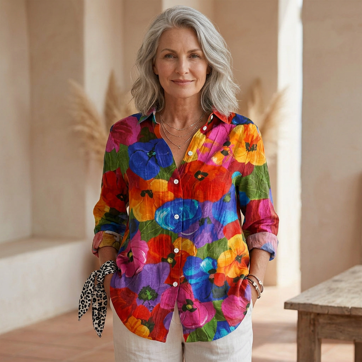 Bloom - Elegant Printed Blouse