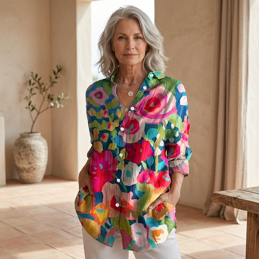 Bloom - Elegant Printed Blouse