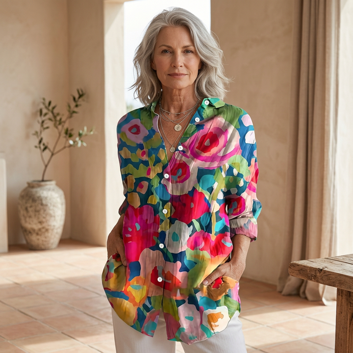 Bloom - Elegant Printed Blouse