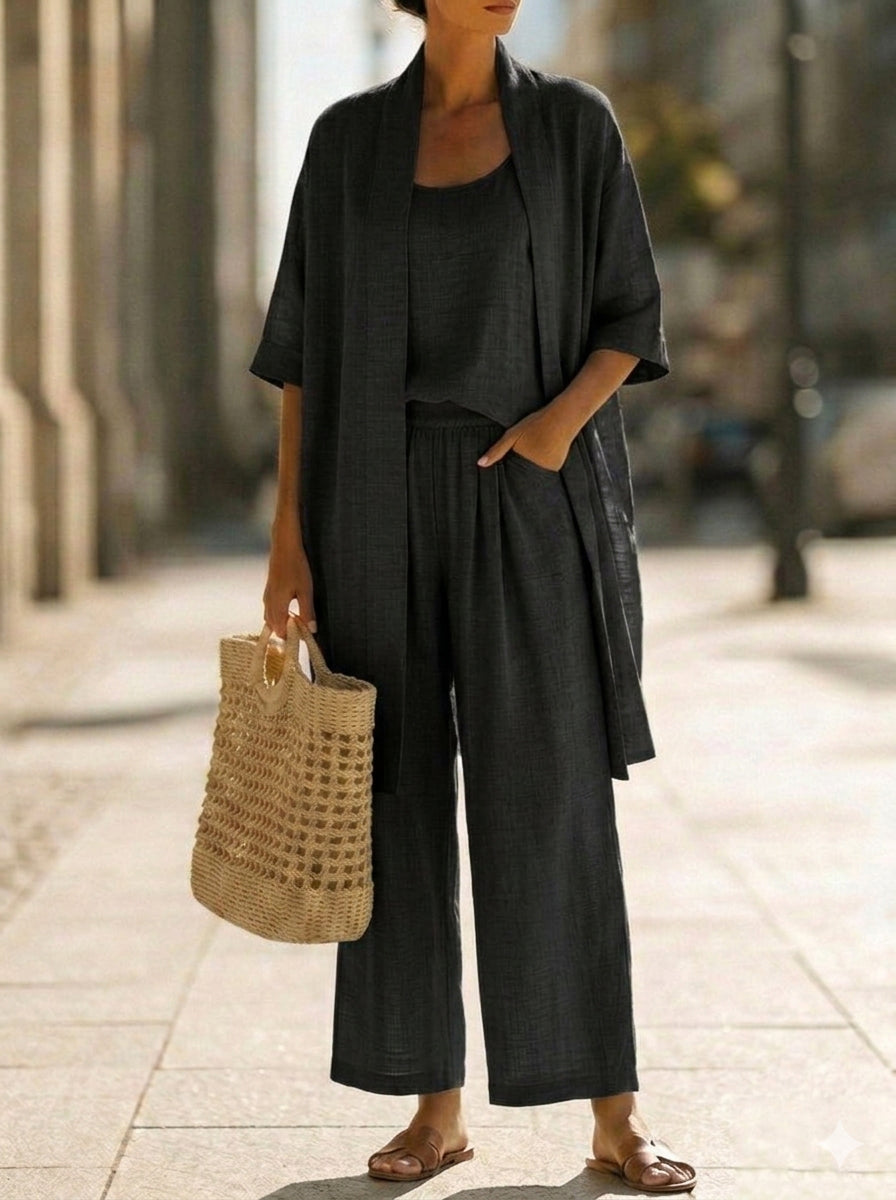 Linnea - Lightweight Linen Set