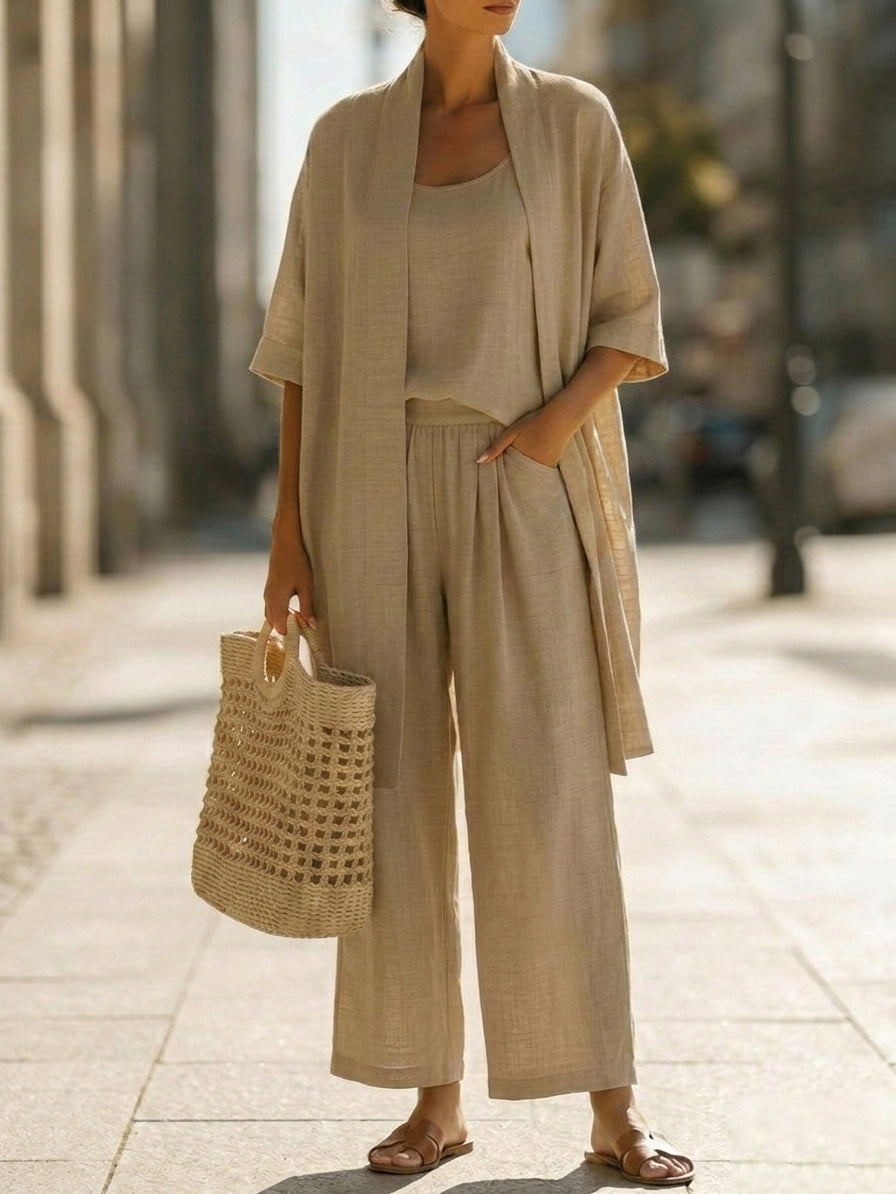 Linnea - Lightweight Linen Set