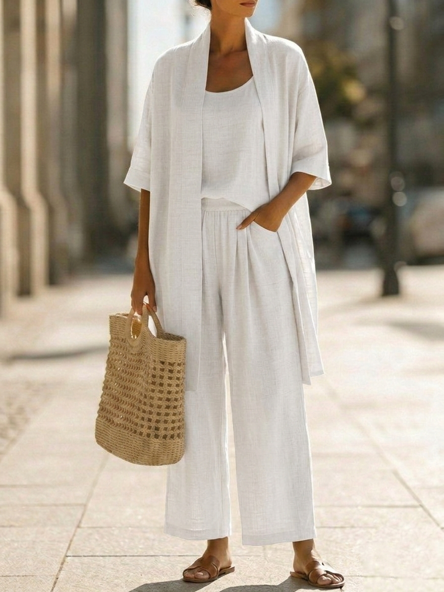 Linnea - Lightweight Linen Set