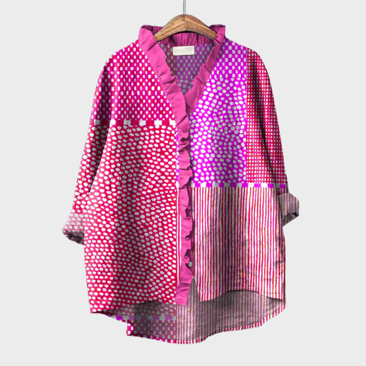 Pia - Elegant Printed Blouse