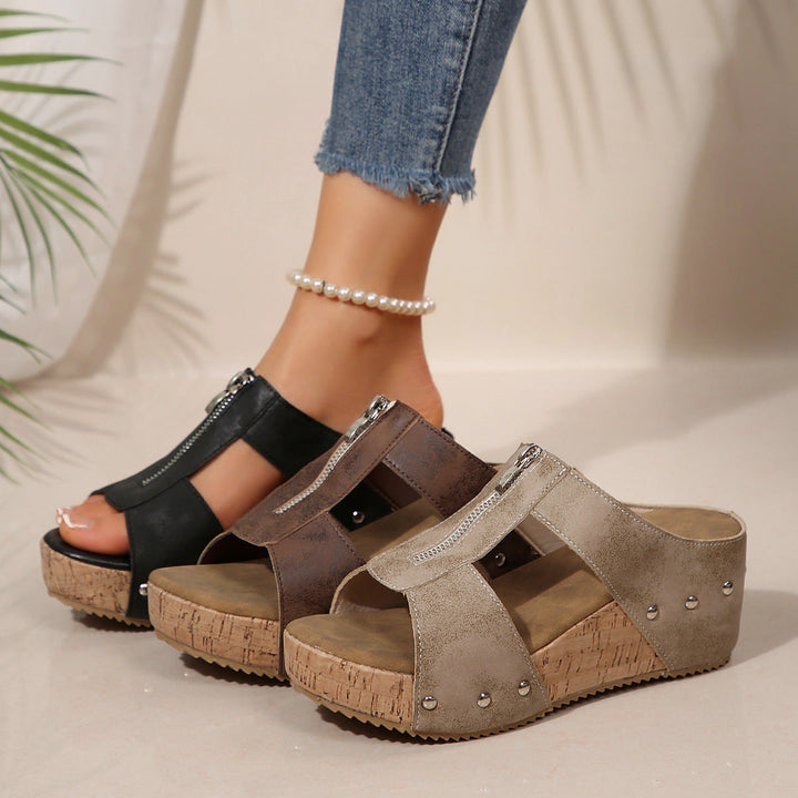 LAURELLE - Stylish Wedge Sandals