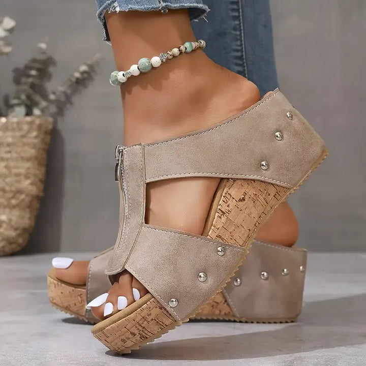 LAURELLE - Stylish Wedge Sandals