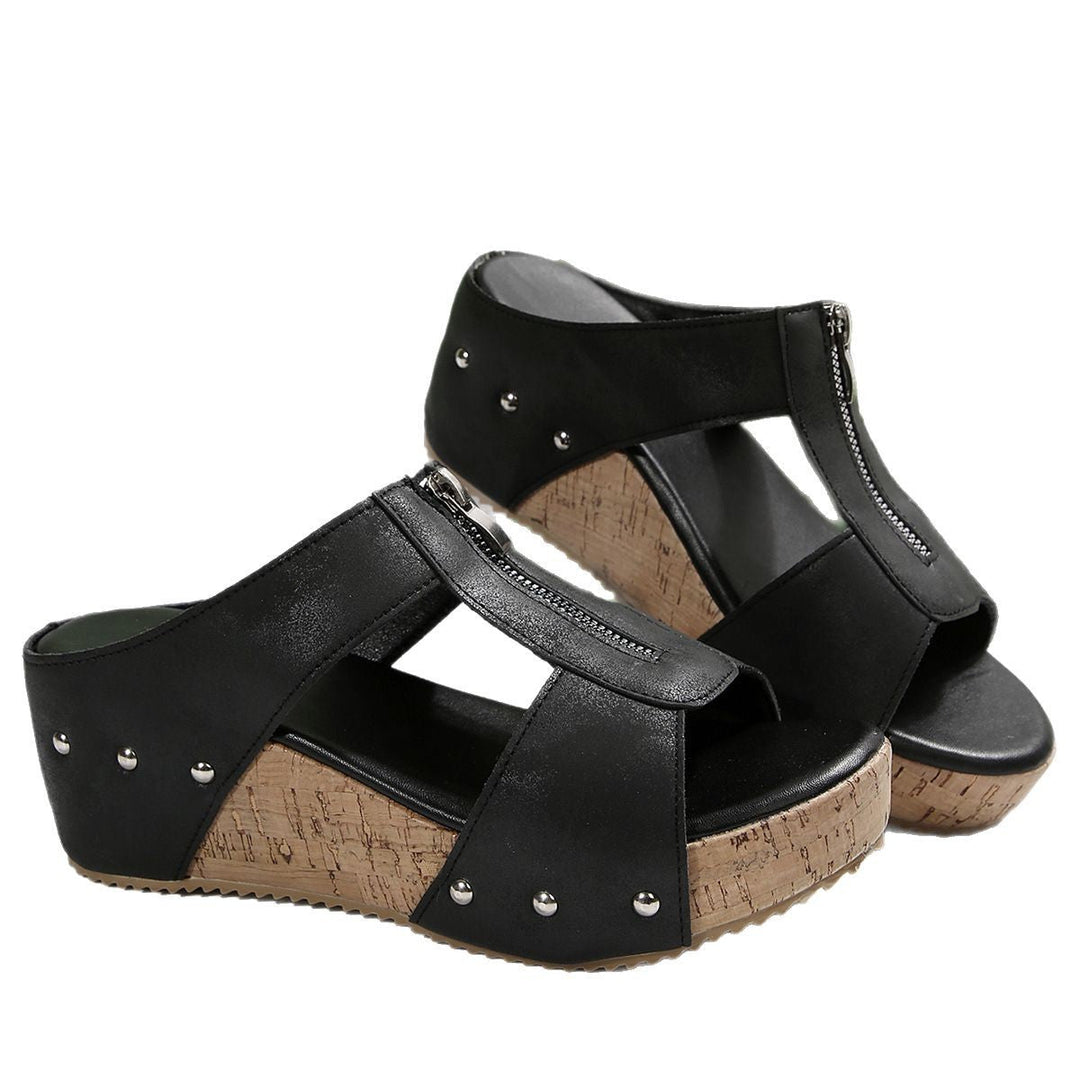 LAURELLE - Stylish Wedge Sandals