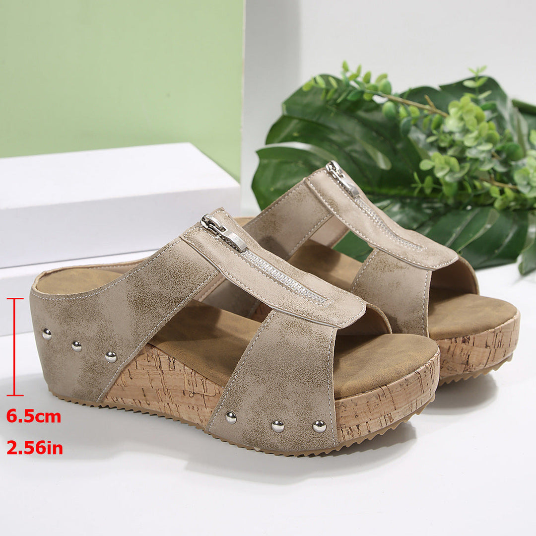 LAURELLE - Stylish Wedge Sandals