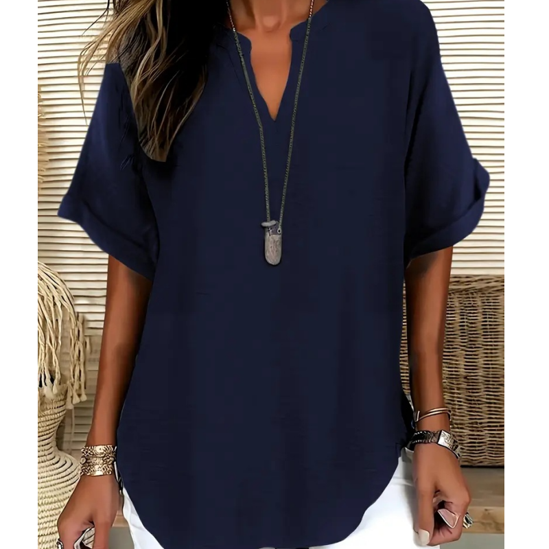 LAUREL - Airy V-Neck Blouse
