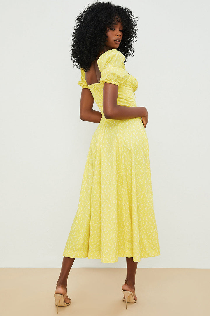 Aviana - Bloom Puff Sleeve Dress
